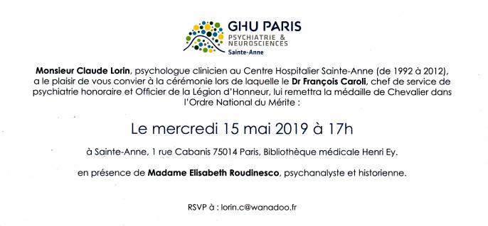 Invitation cérémonie Sainte-Anne ONM